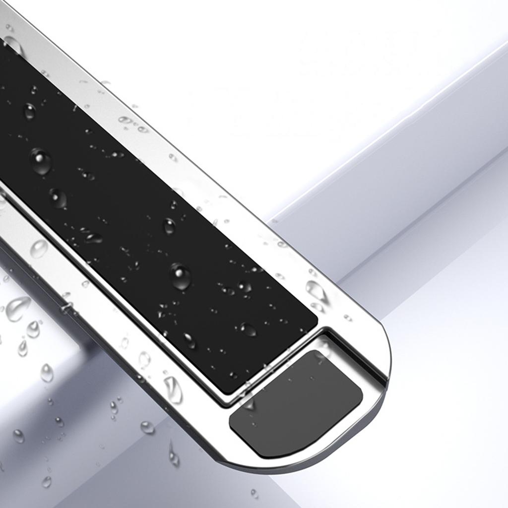 Foldable Laptop Stand Adjustable Height for Typing Cooling Office Use Silver