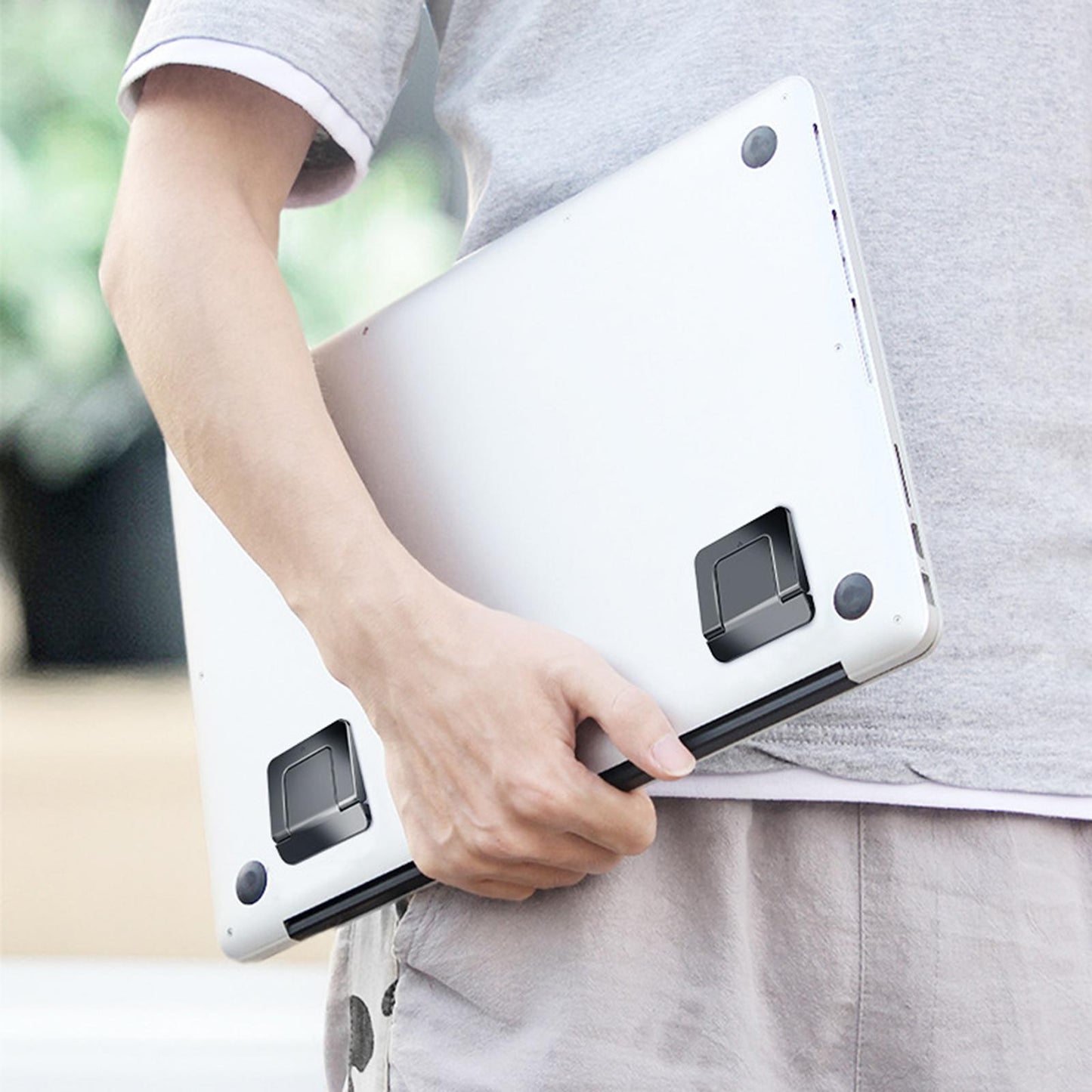 Universal Folding Laptop Stand Holder Adjustable Cooling Base for Notebook