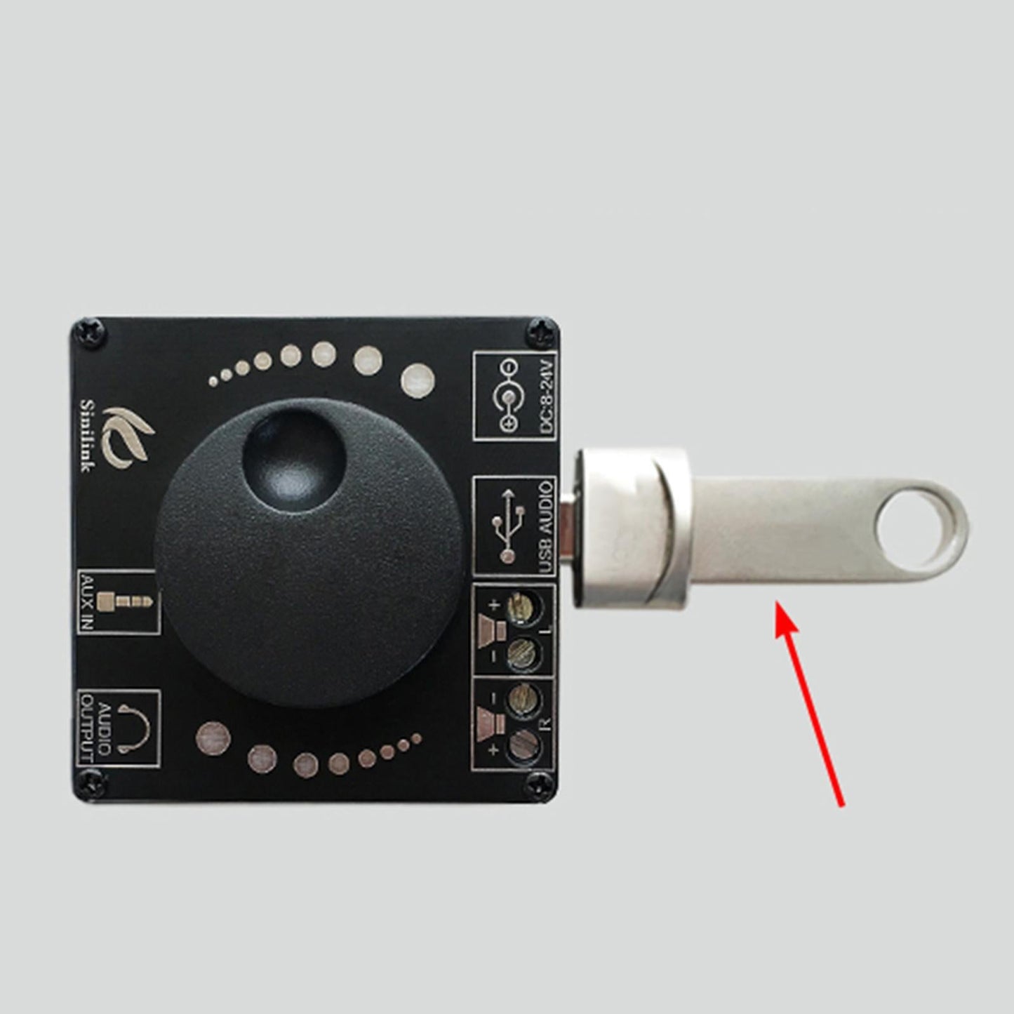 2x20W Digital Audio Amplifier Board AMP 8-24V Circuit for Sound System