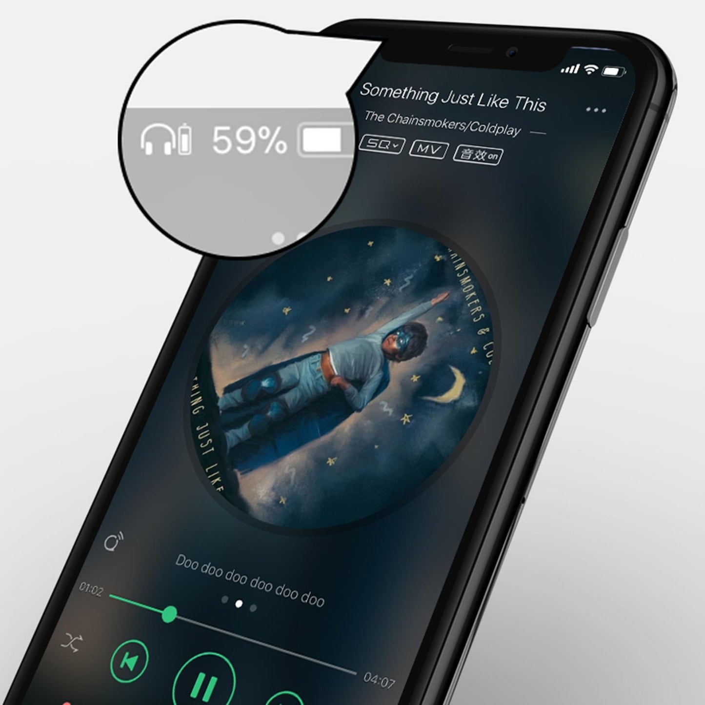 Single Wireless Earbud Invisible Bluetooth Mono Earphone for Driving Skin