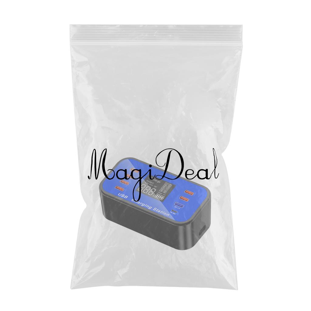 Multi Smart Fast USB Charger 8-Port Hub Charging Station Quick Charge Travel