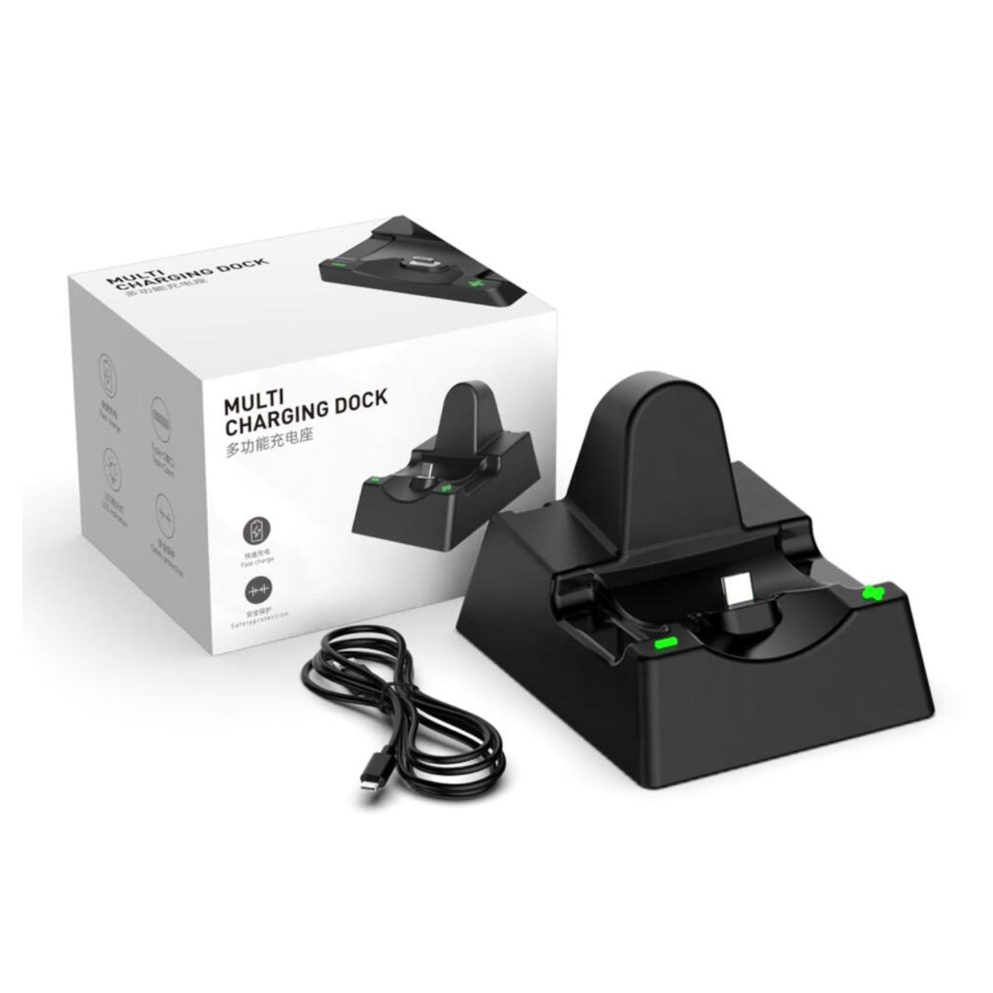 Docking Station Charging Docking Playstand Dock Station for JOY-coH Black