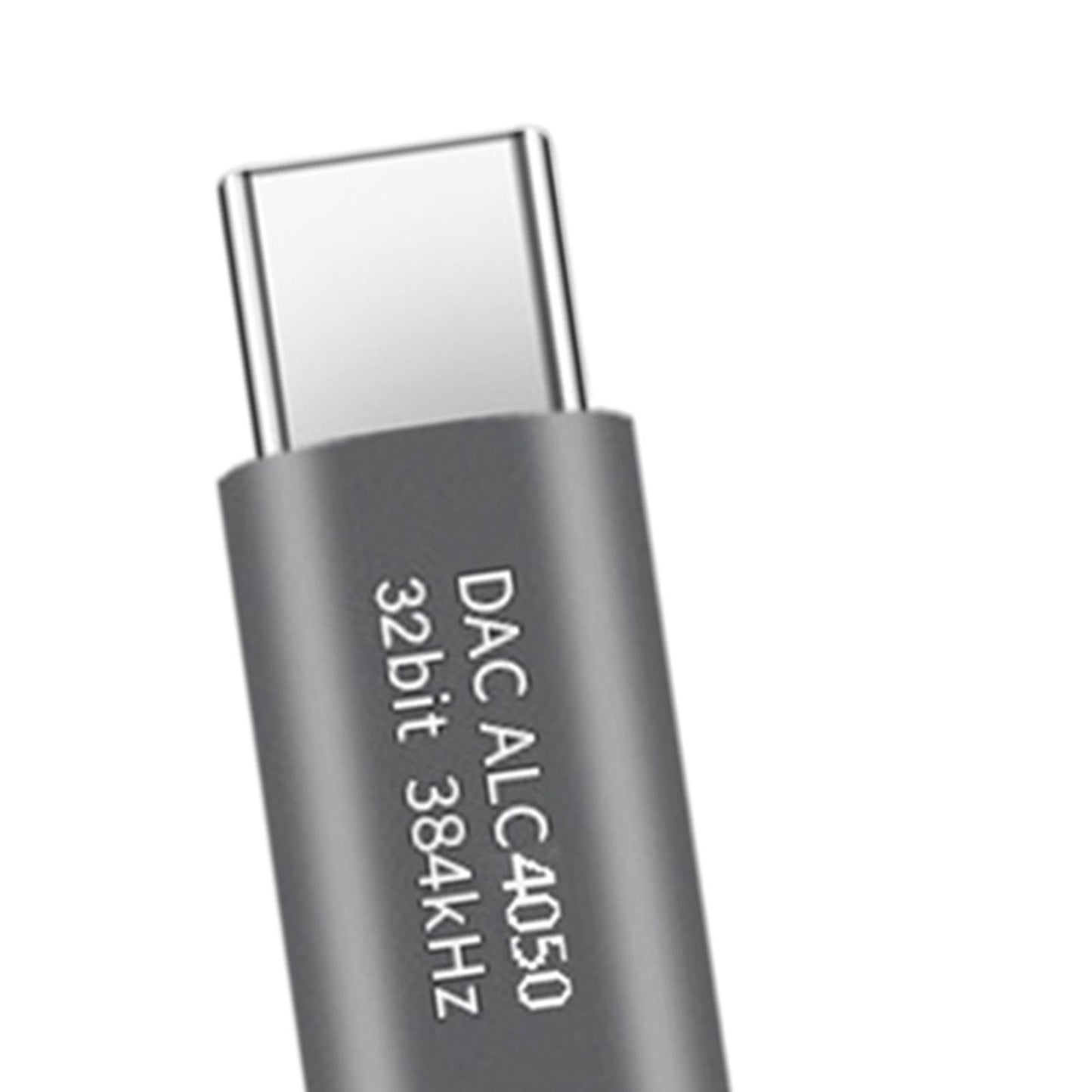 USB C to 3.5mm USB C to Mic Jack Audio Dongle Cable for Microphone Grey