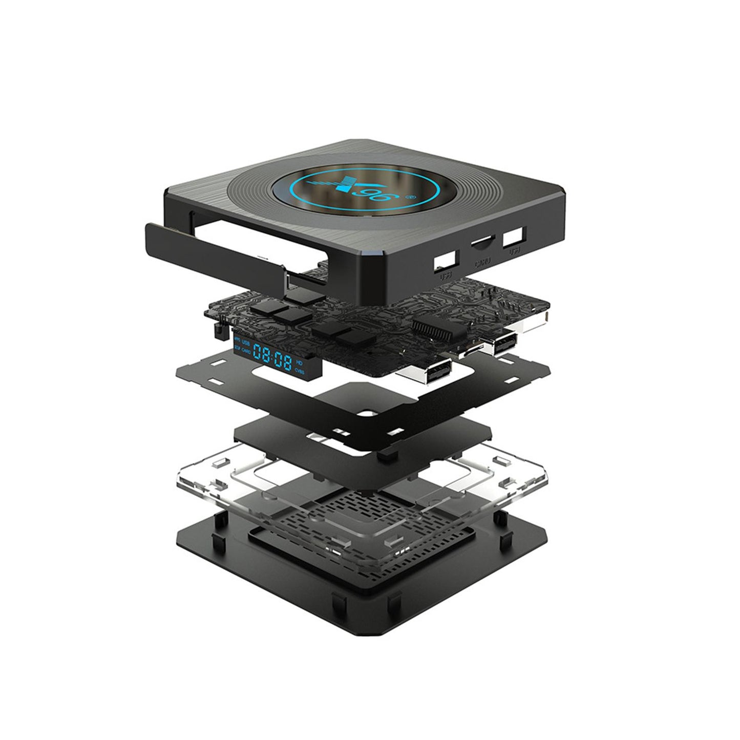 TV Media Player Amlogic S905X4 Android 11 4G 64GB Dual Wifi 4G 64G 100M US