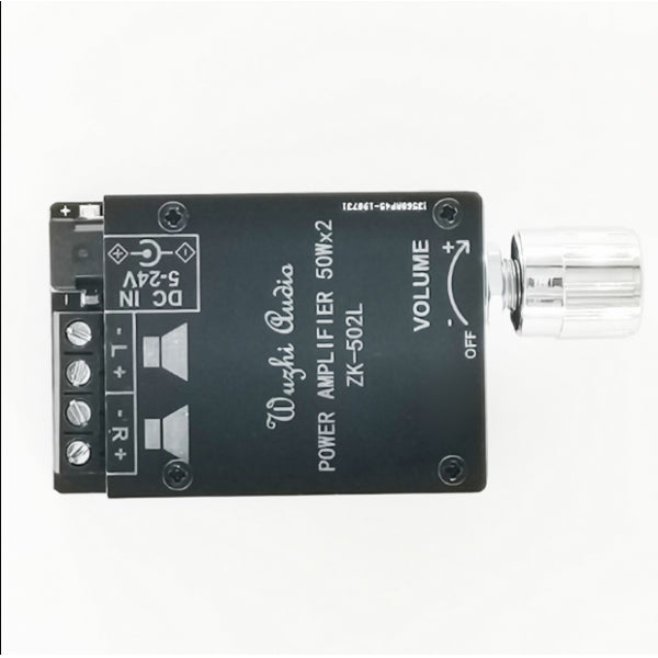 2x50W Digital Amplifier Board Digital AMP for DIY Sound System 55x38x17mm