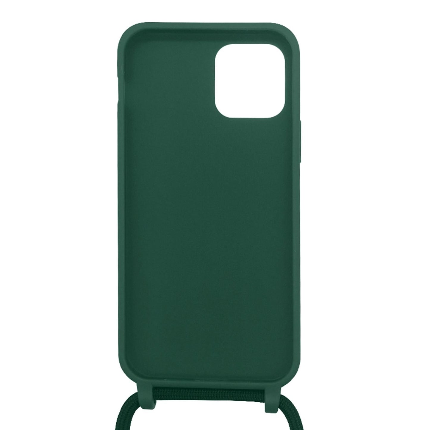 Phone Shell with Lanyard Set for Smartphones for Phone 12Pro Dark Green