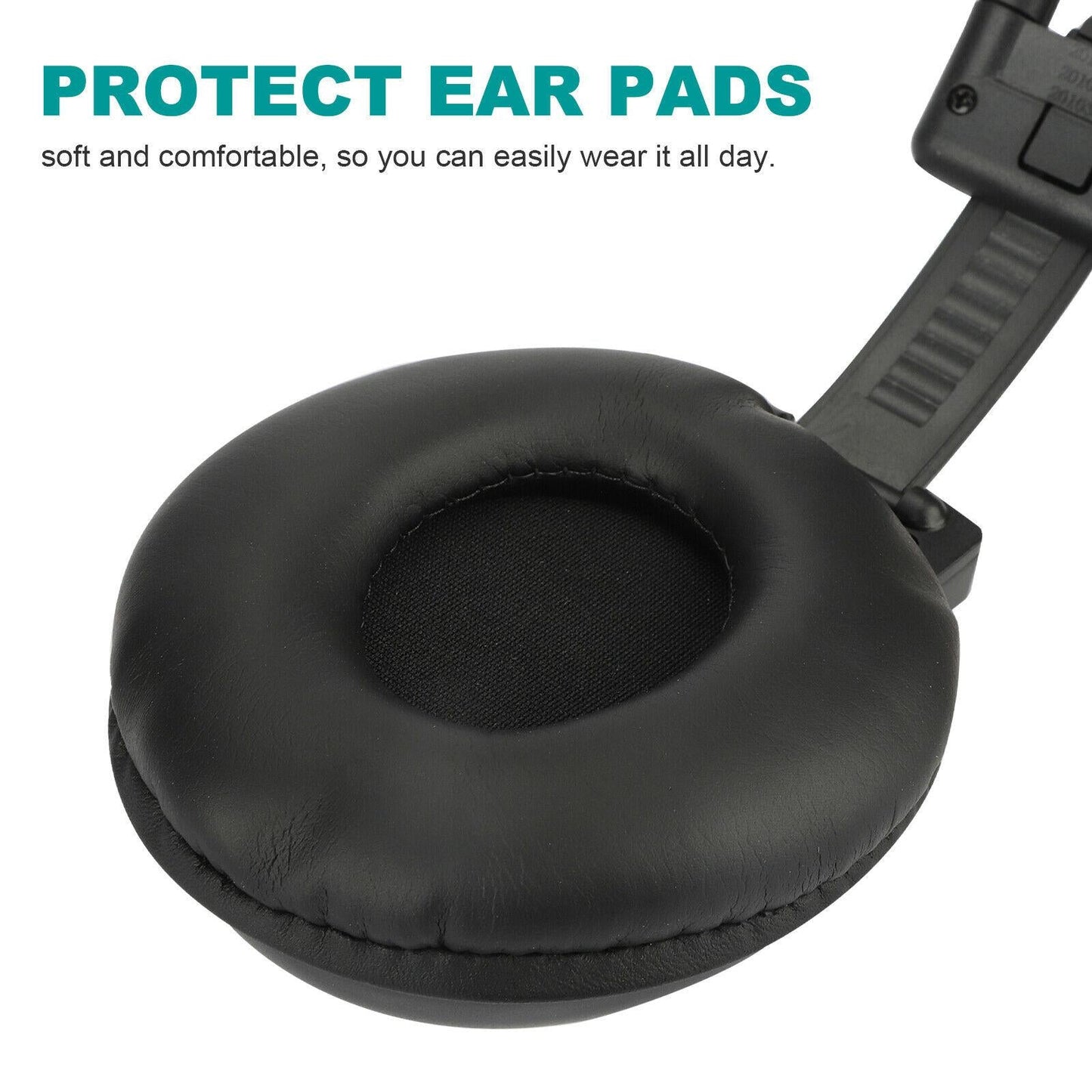 Portable FM Headset Radio Headphone Receiver Stereo/Mono Wireless Meeting