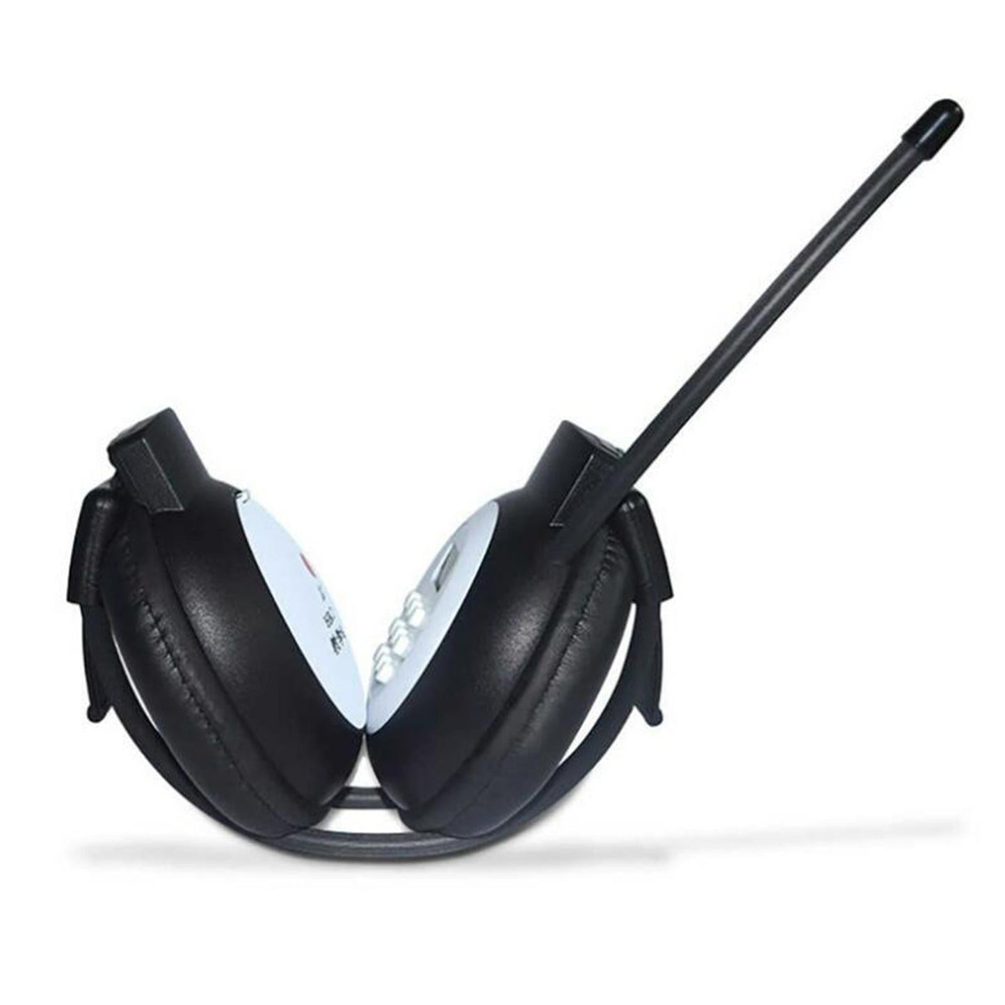 Portable FM Headset Radio Headphone Receiver Stereo/Mono Wireless Meeting