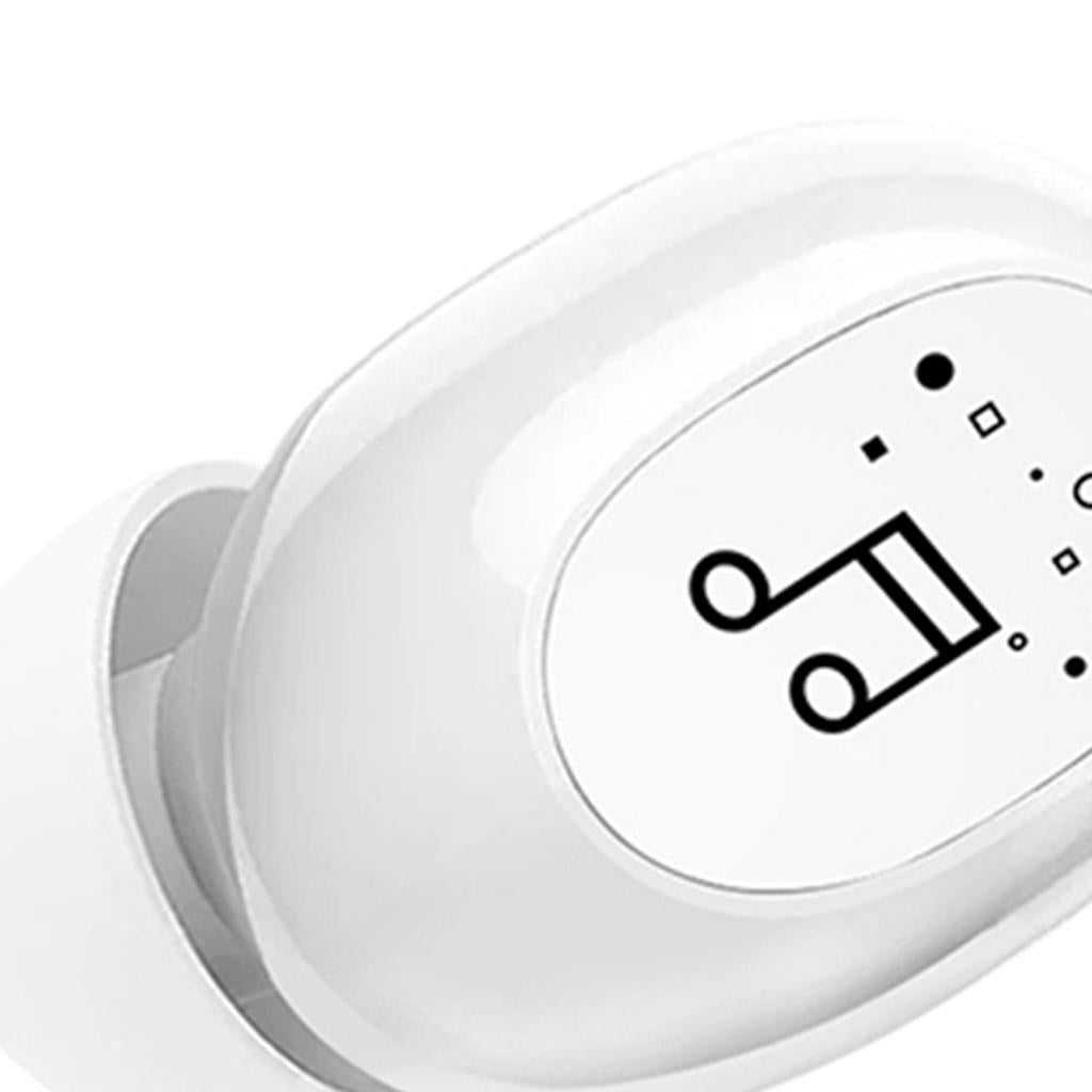 Mini In-Ear Wireless Earphone Headset Touch Control for Phones Hiking White