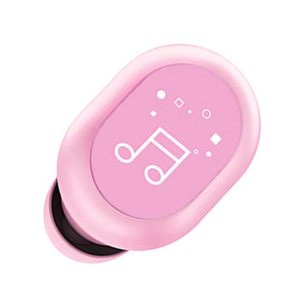 Mini In-Ear Wireless Earphone Headset Touch Control for Phones Hiking Pink