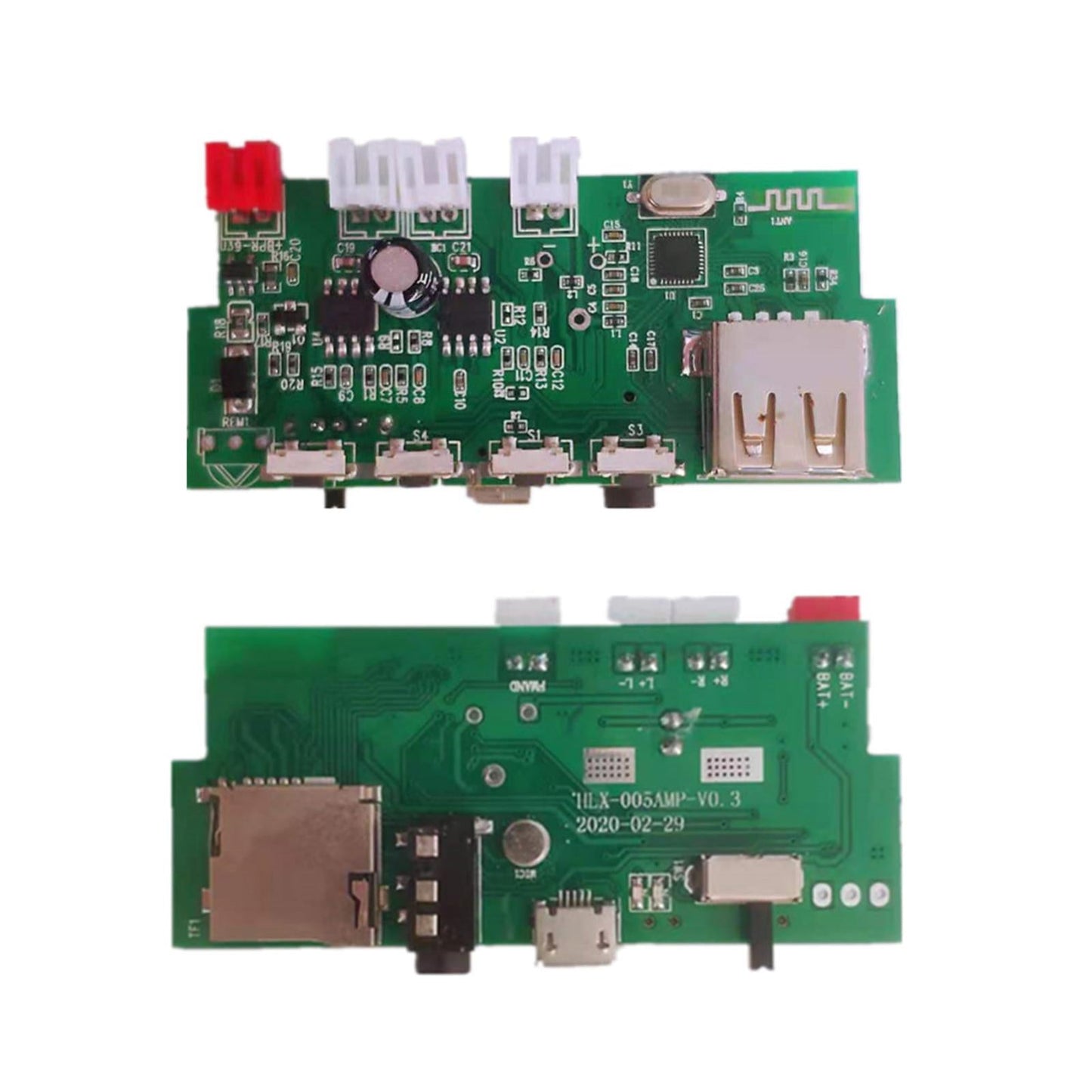 MP3 Decoder Board 5V AUX Input Player Support MP3 USB TF Card Function
