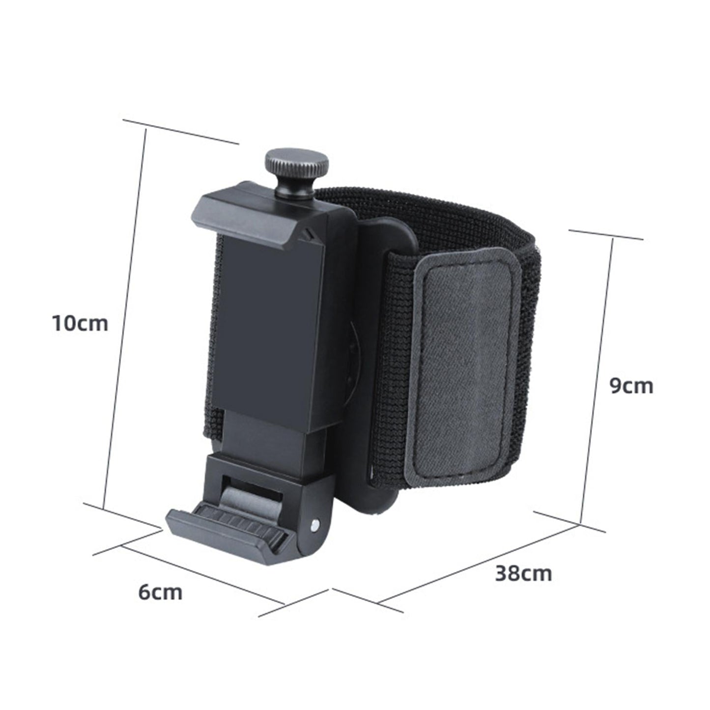 Sports Wristband Band Phone Holder Mount Armband for Running Hiking Cycling A