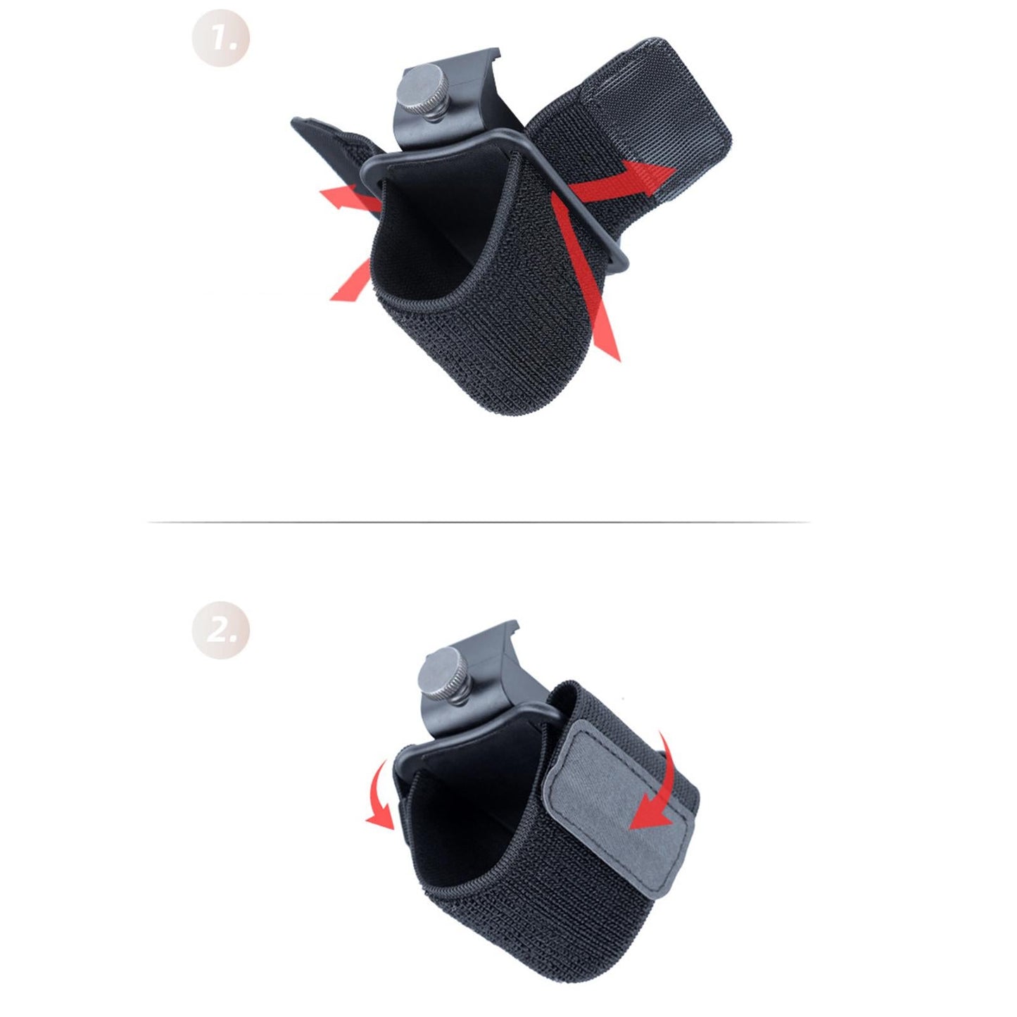 Sports Wristband Band Phone Holder Mount Armband for Running Hiking Cycling B