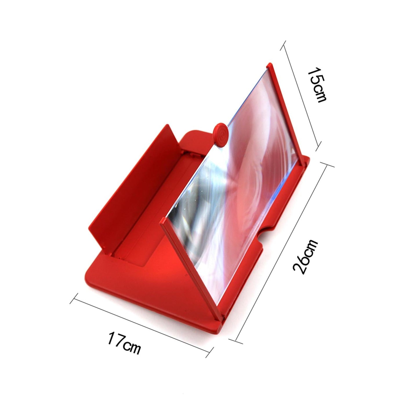 12 inch Phone Screen Amplifier Eye Protection Foldable for Movie TV Pull-out