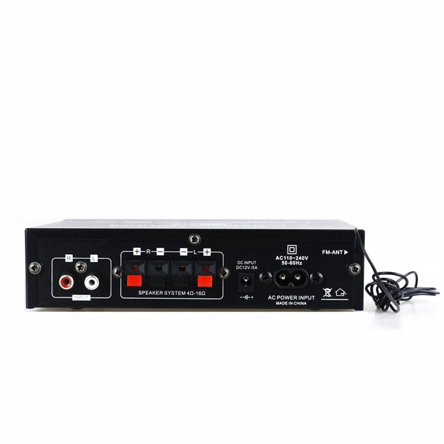 AK35 90W + 90W Audio Power Amplifier Speaker Amp 2-Channel for Car MP3 EU