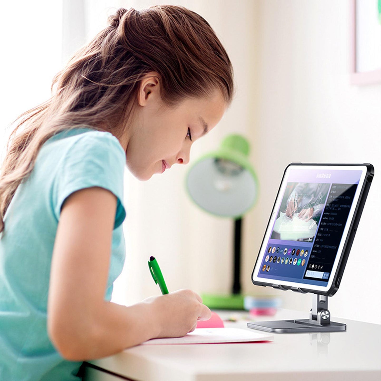 Tablet Stand Laptop Holder Eye-Level for Kindle Home Use Stable Convenient