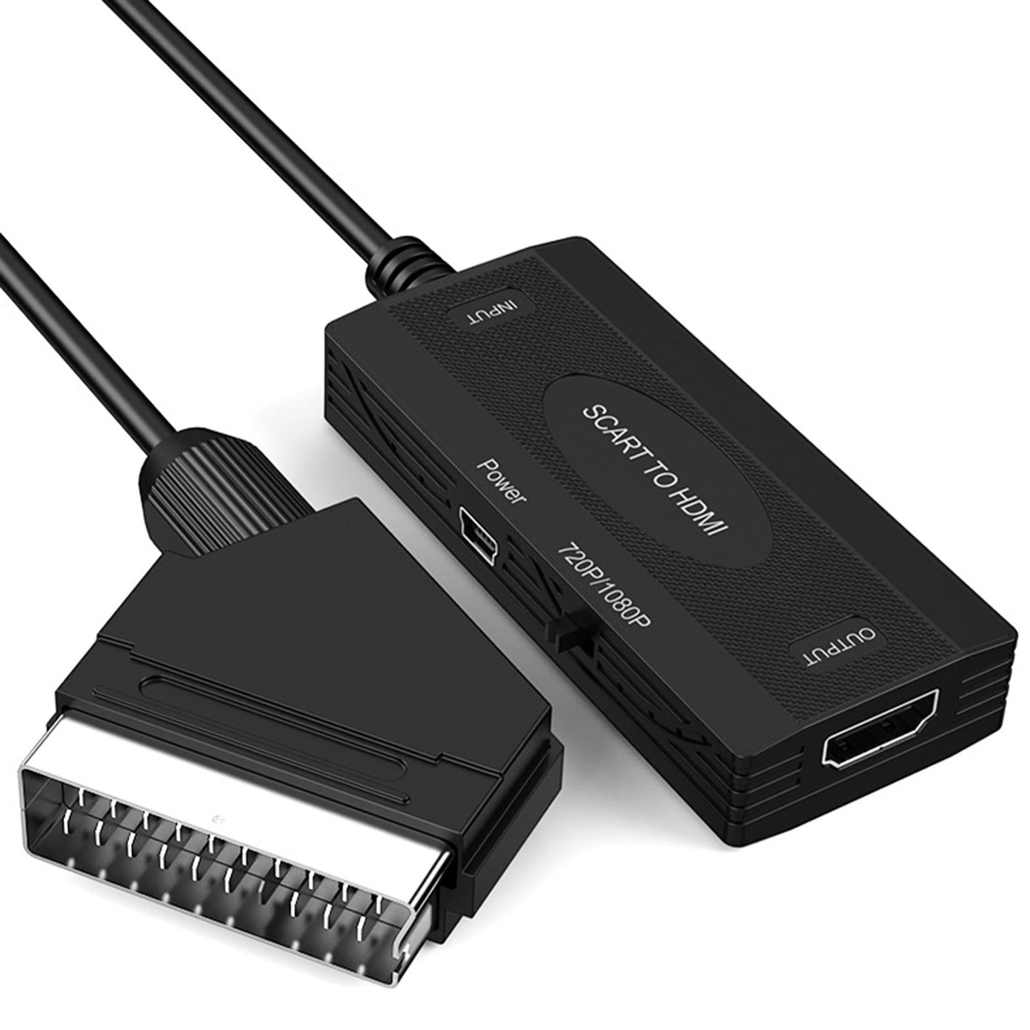 Mini Universal Scart to HDMI Converter Video Adapter for HD TV Plug and Play