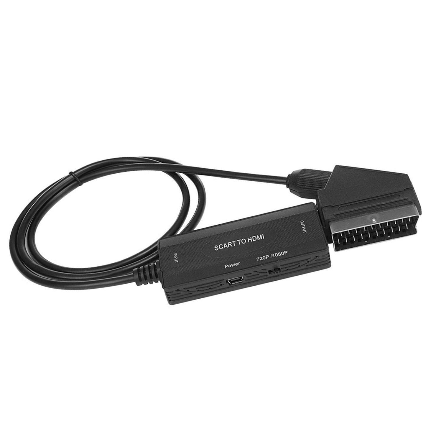 Mini Universal Scart to HDMI Converter Video Adapter for HD TV Plug and Play