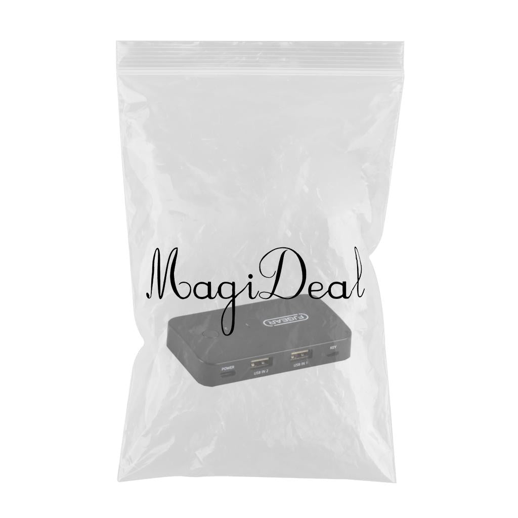 Switch Selector 2 in 4 Out 4 Port USB 2.0 Hub for Computer Scanner Printer