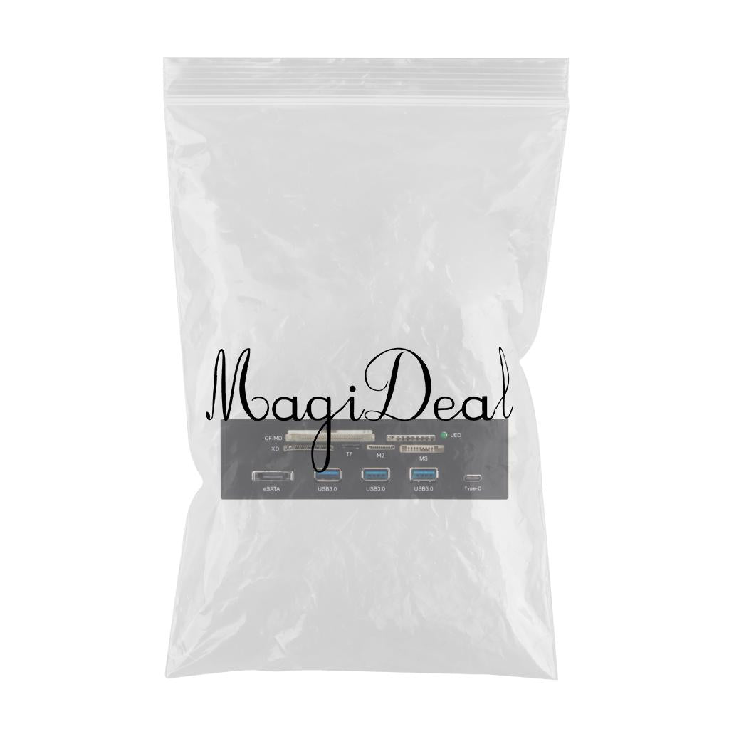 5.25 inch Multifunction Internal Card Reader Front Panel Hub for Computer