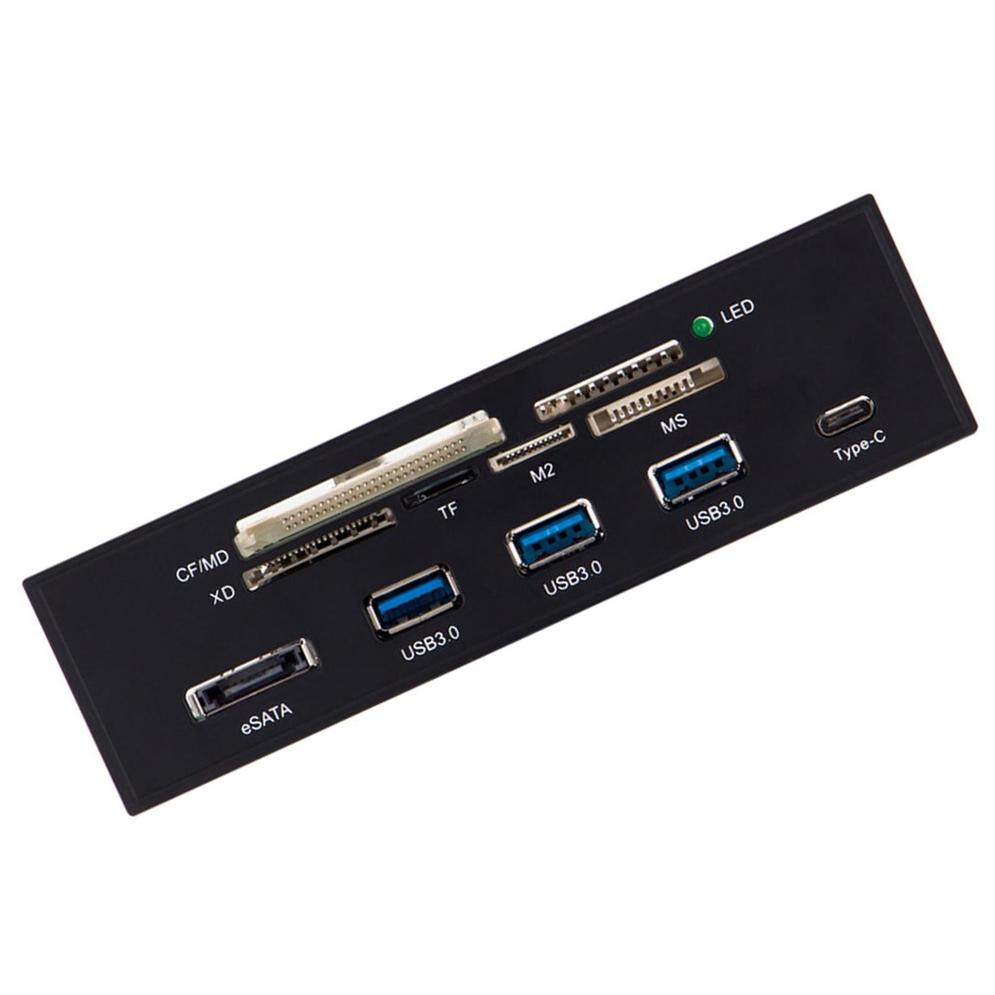 5.25 inch Multifunction Internal Card Reader Front Panel Hub for Computer