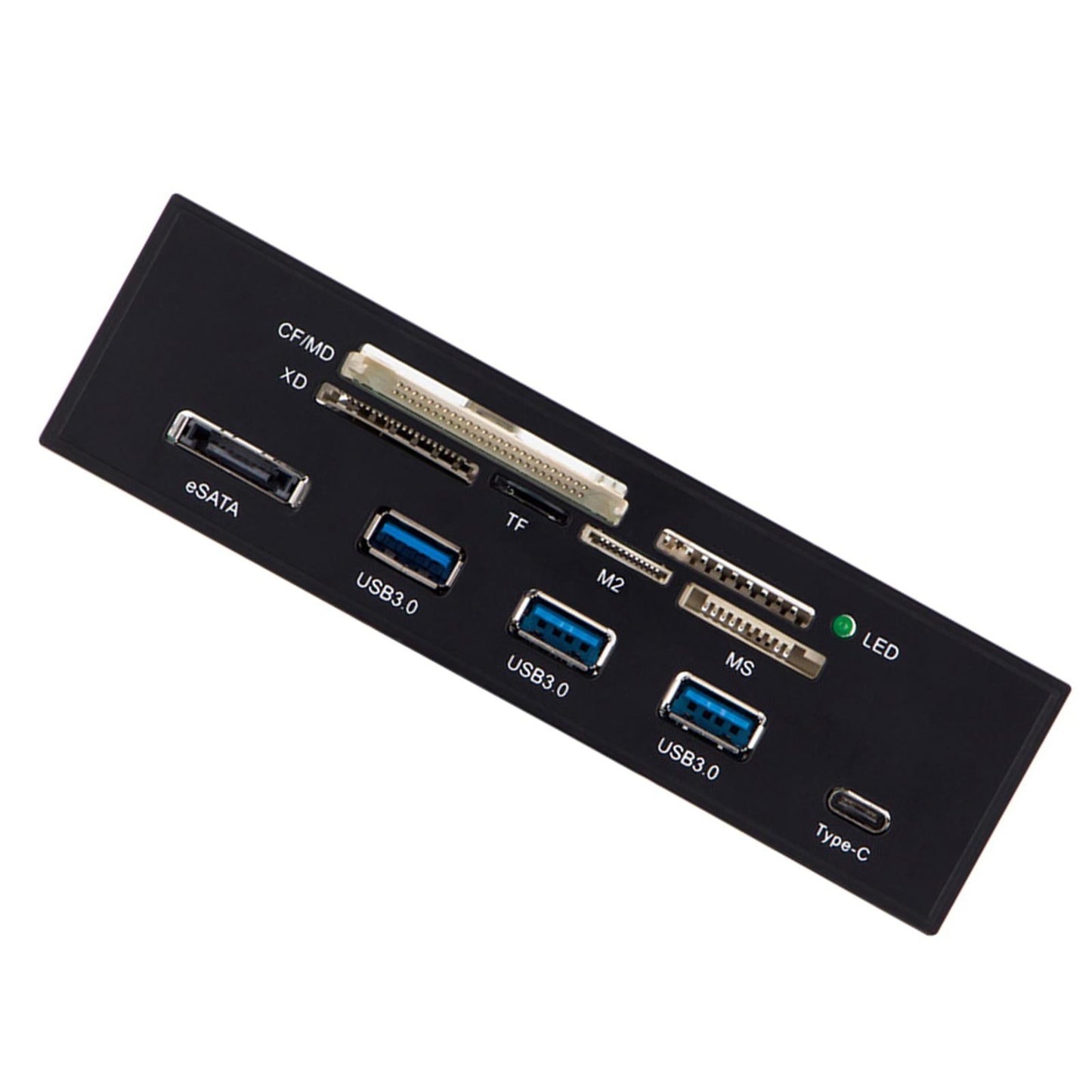 5.25 inch Multifunction Internal Card Reader Front Panel Hub for Computer