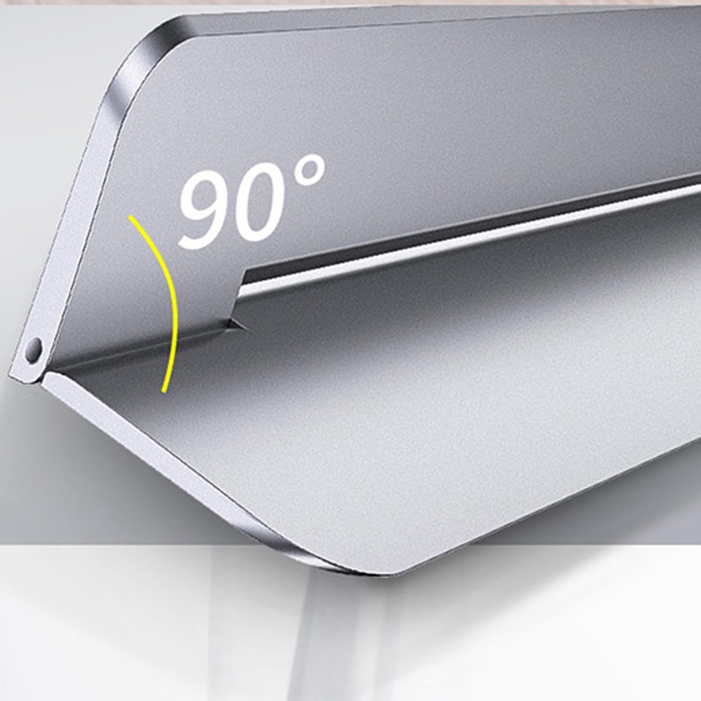 Metal Foldable Laptop Stand Laptop Riser Support Base Accessories Grey