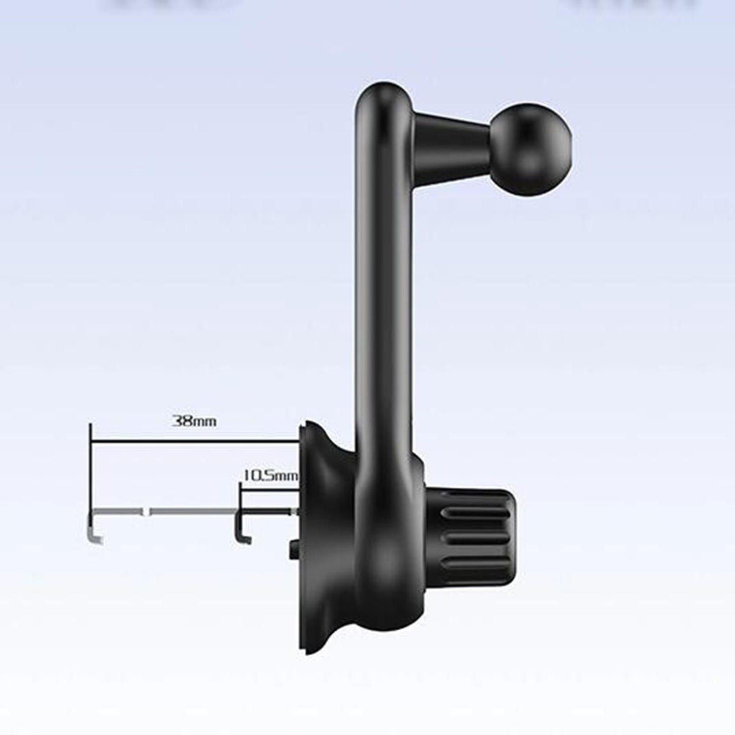 Clip Car Phone Holder Rotatable Supplies for Air Vent Outlet 17mm Ball Head