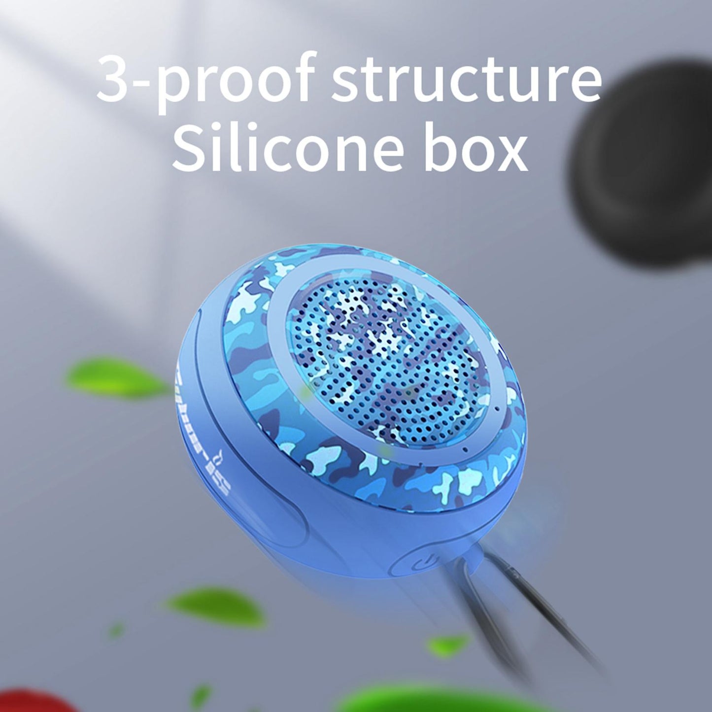 Portable Waterproof Bluetooth Speaker Floating for Pool Beach Boating Black