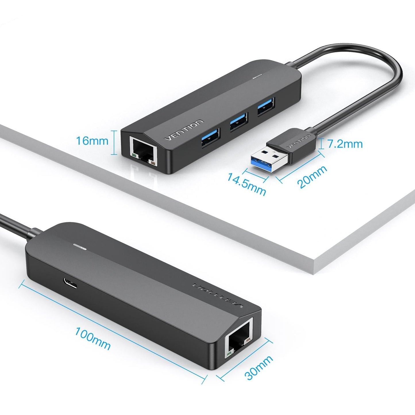 USB Ethernet Adapter Ethernet Adapter for Computer PC Keyboard Mouse Parts