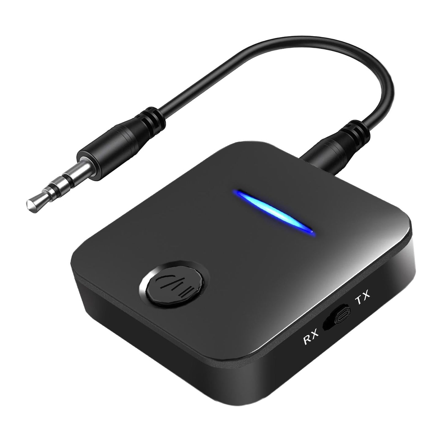 2 In 1 Bluetooth 5.0 Audio Transmitter Receiver Adapter 3.5mm Aux for TV PC