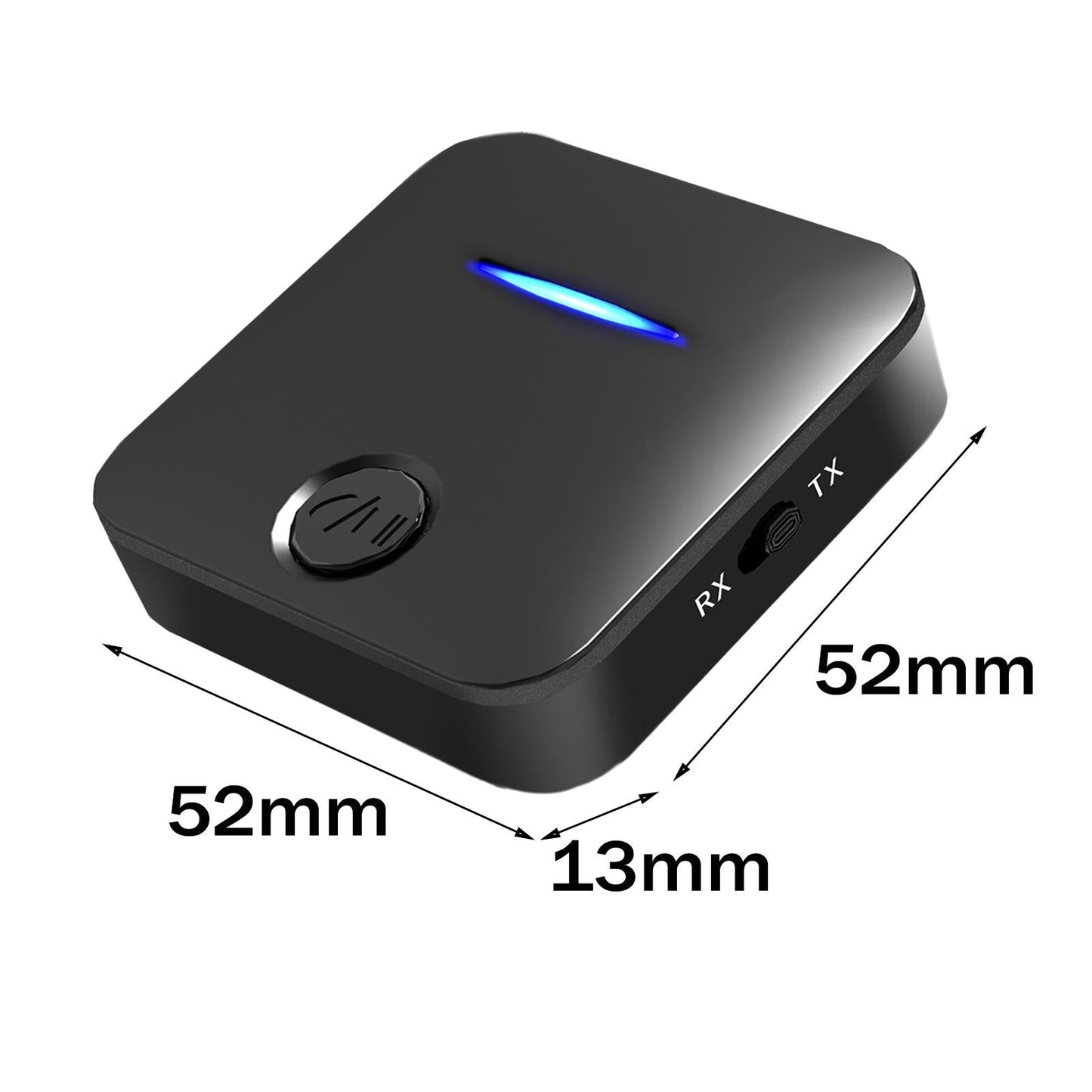 2 In 1 Bluetooth 5.0 Audio Transmitter Receiver Adapter 3.5mm Aux for TV PC
