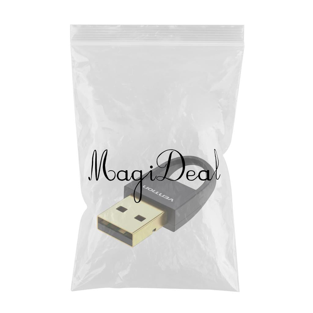 USB Bluetooth Transmitter Wireless Audio for Laptop PC Computer black