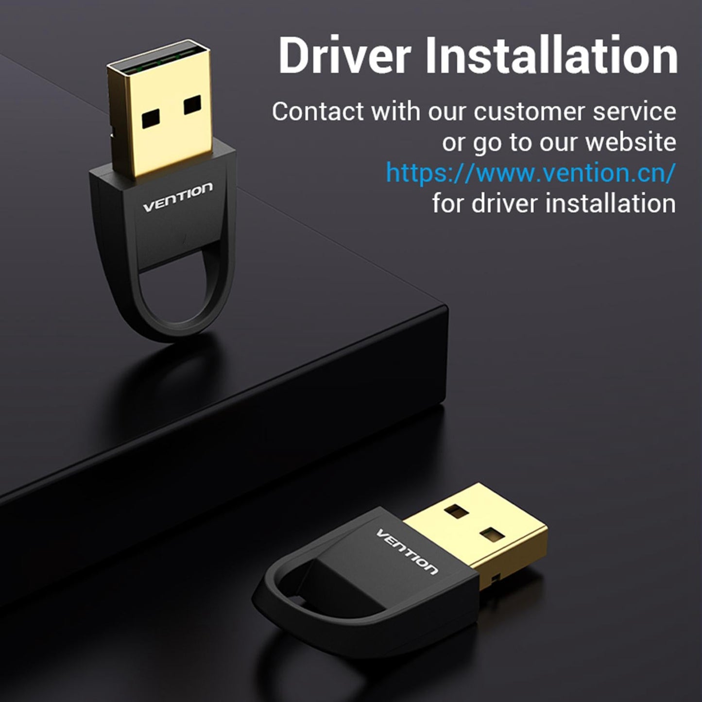 USB Bluetooth Transmitter Wireless Audio for Laptop PC Computer black