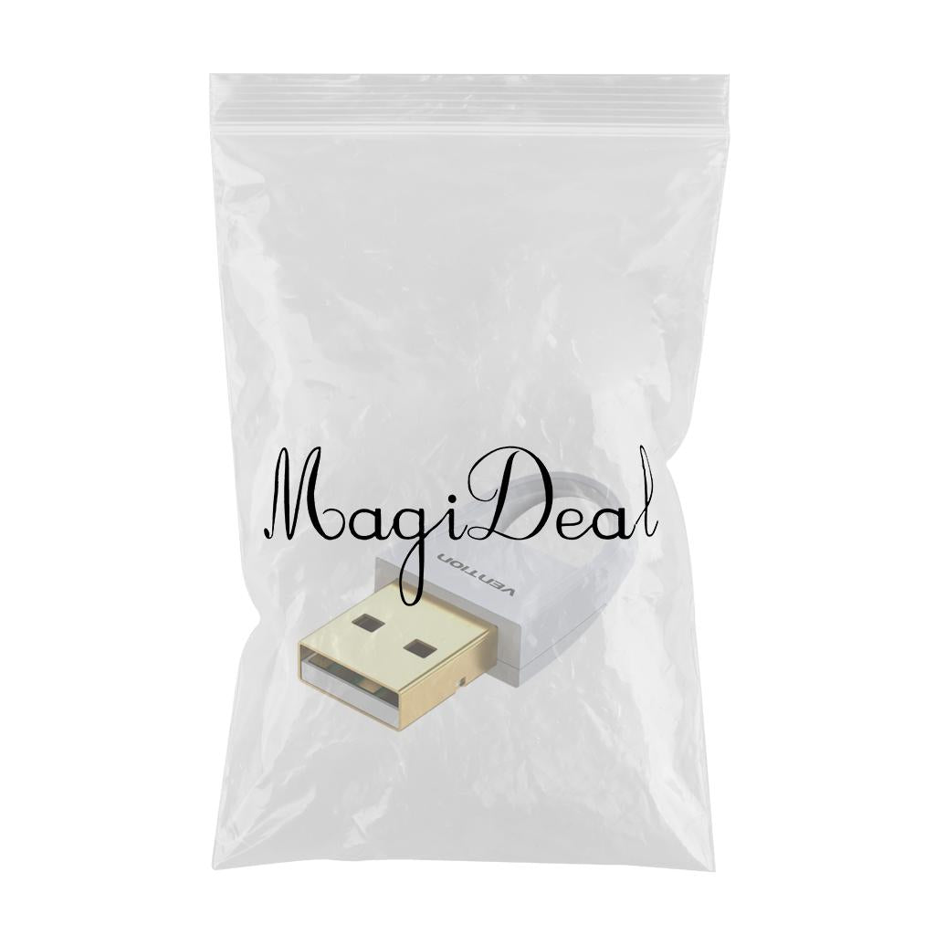 USB Bluetooth Transmitter Wireless Audio for Laptop PC Computer white