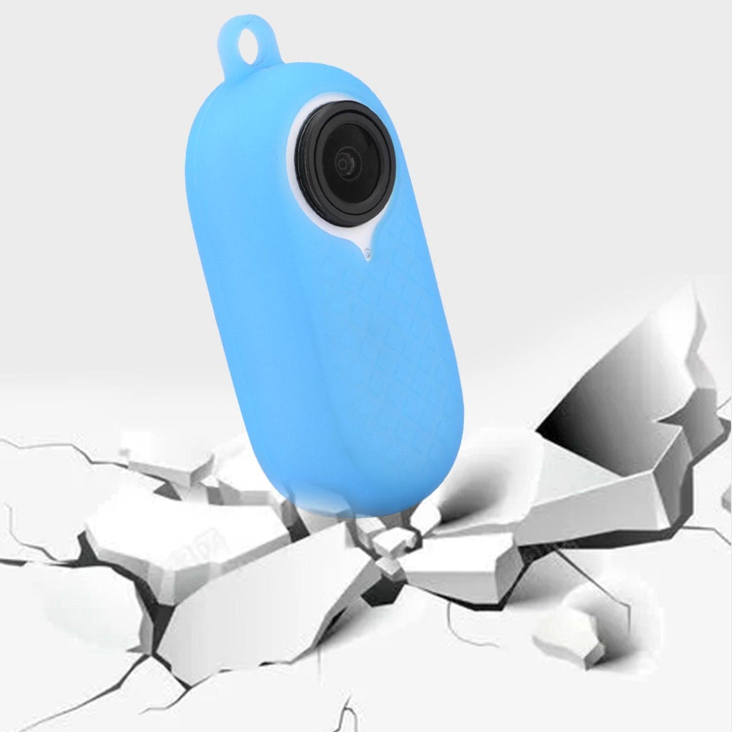 Silicone Protective Cover Case for Insta360 GO2 Camera White Body Cover