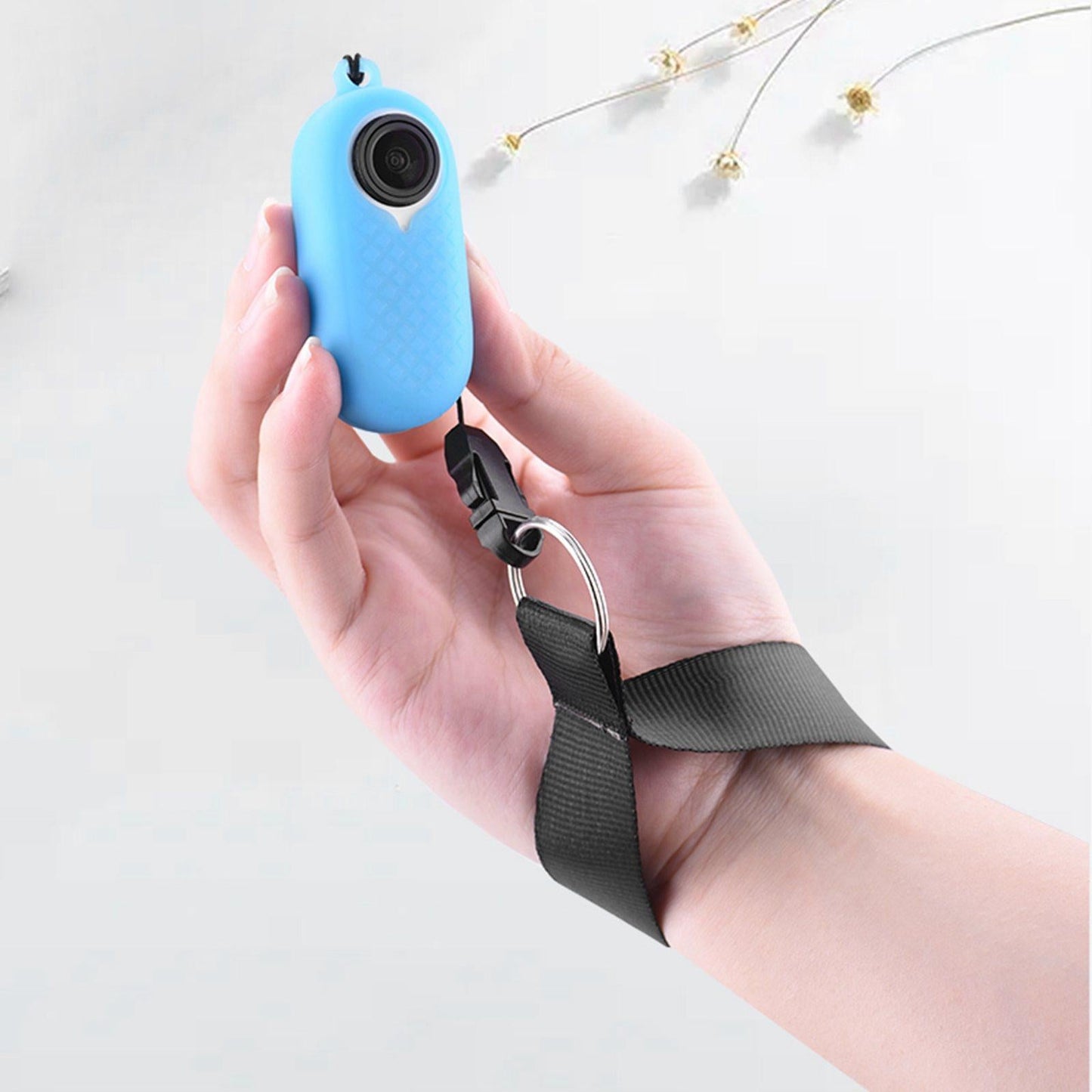 Silicone Protective Cover Case for Insta360 GO2 Camera White Body Cover