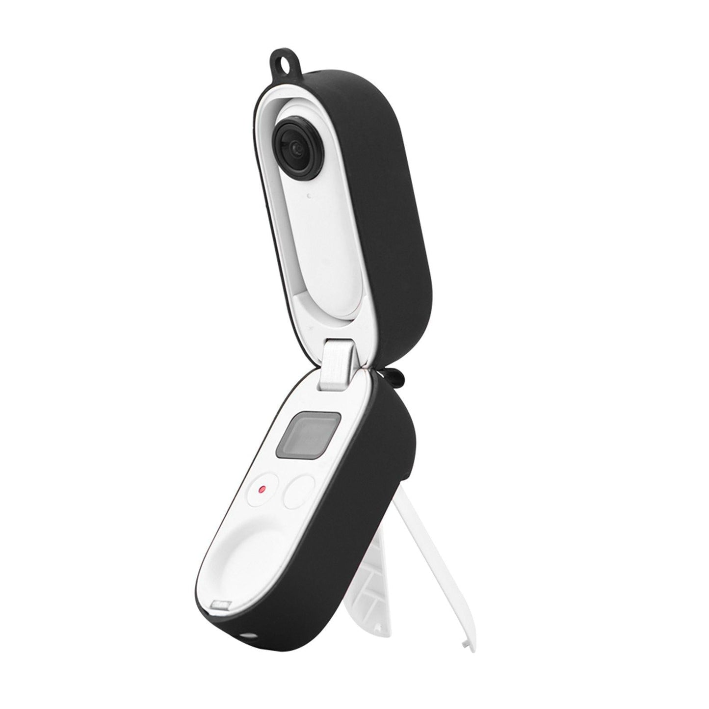 Silicone Protective Cover Case for Insta360 GO2 Camera Black Charging case