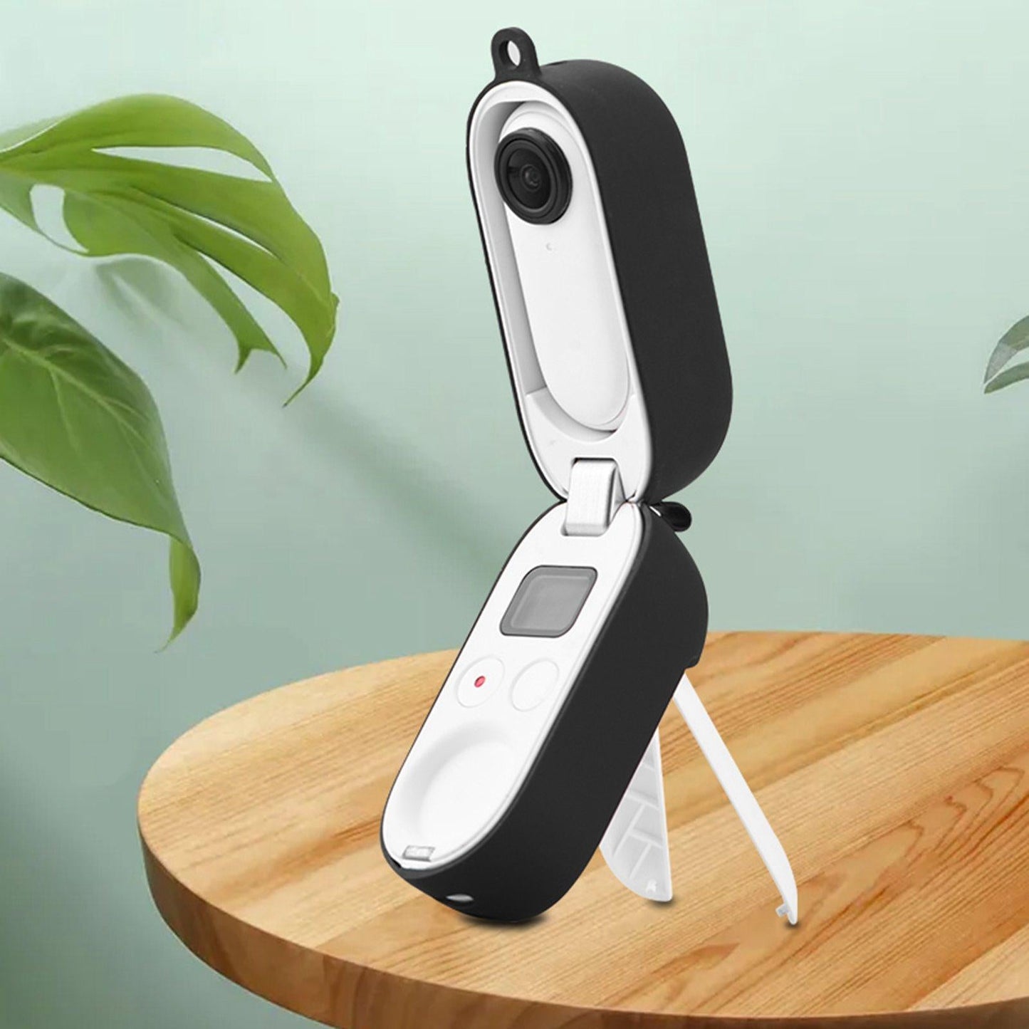 Silicone Protective Cover Case for Insta360 GO2 Camera White Charging case