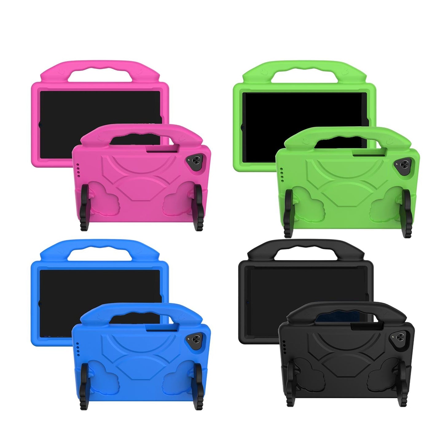 Kids-Proof Protective Cover Tablet for Galaxy Tab A T295 with Handle green