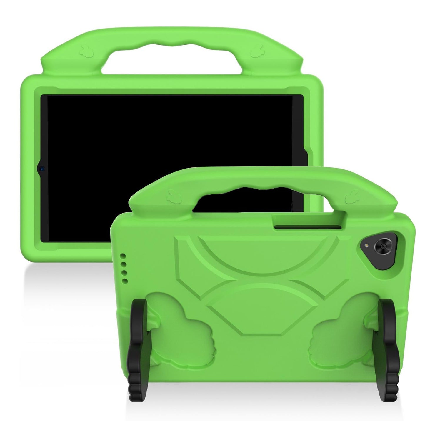 Kids-Proof Protective Cover Tablet for Galaxy Tab A T295 with Handle green