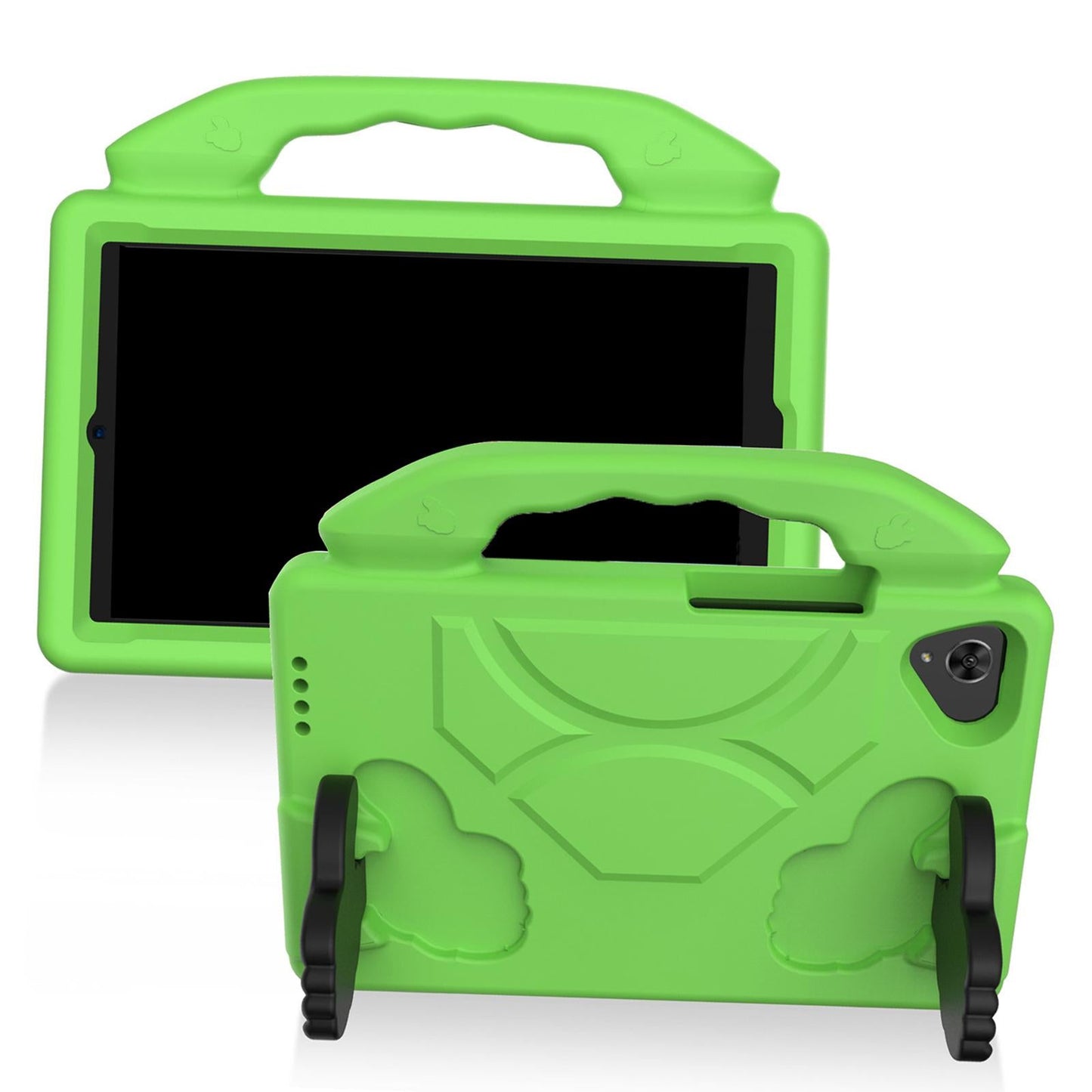 Kids-Proof Protective Cover Tablet for Galaxy Tab A T295 with Handle green