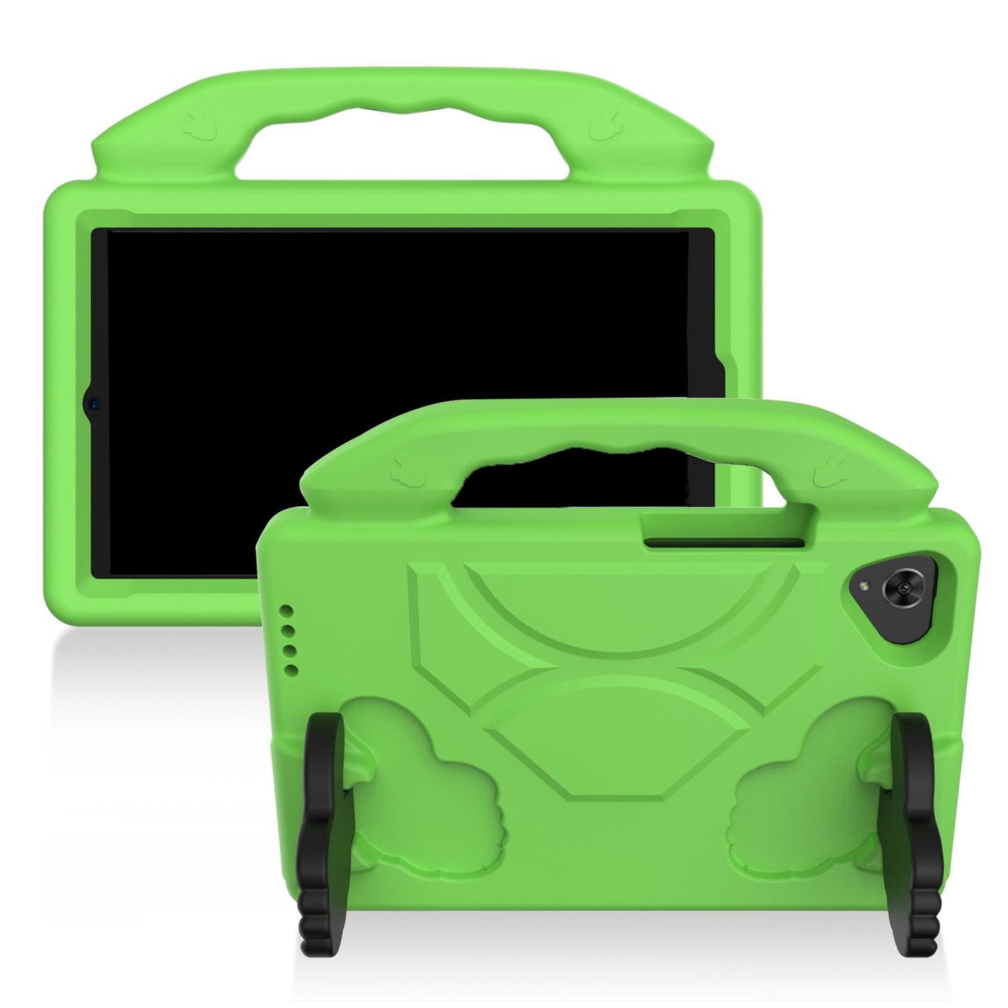 Kids-Proof Protective Cover Tablet for Galaxy Tab A T295 with Handle green