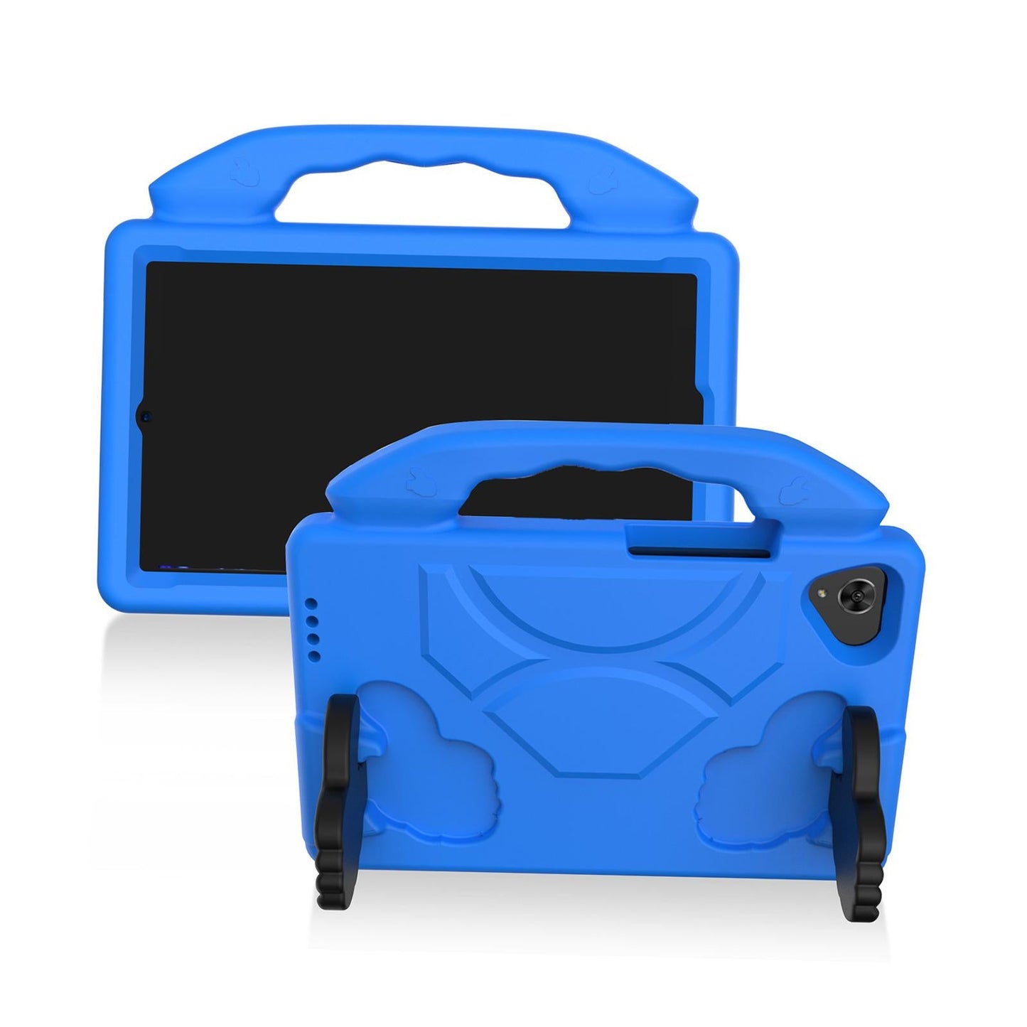 Kids-Proof Protective Cover Tablet for Galaxy Tab A T295 with Handle blue