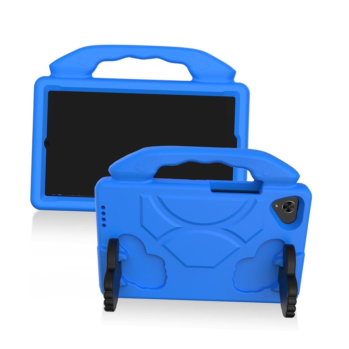 Kids-Proof Protective Cover Tablet for Galaxy Tab A T295 with Handle blue