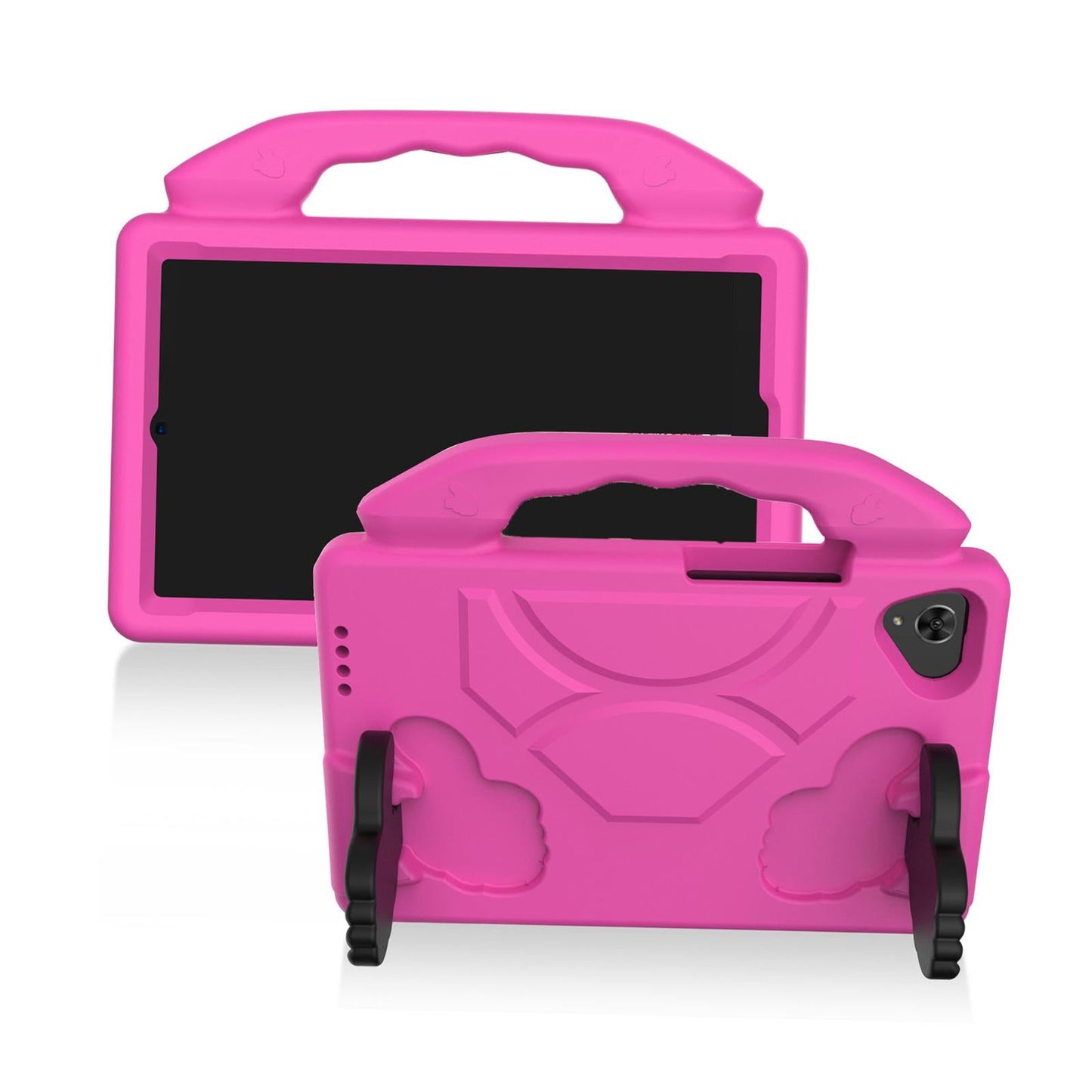 Kids-Proof Protective Cover Tablet for Galaxy Tab A T295 with Handle red