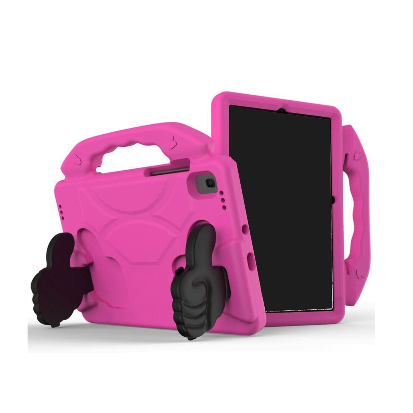 Kids-Proof Protective Cover Tablet for Galaxy Tab A T295 with Handle red