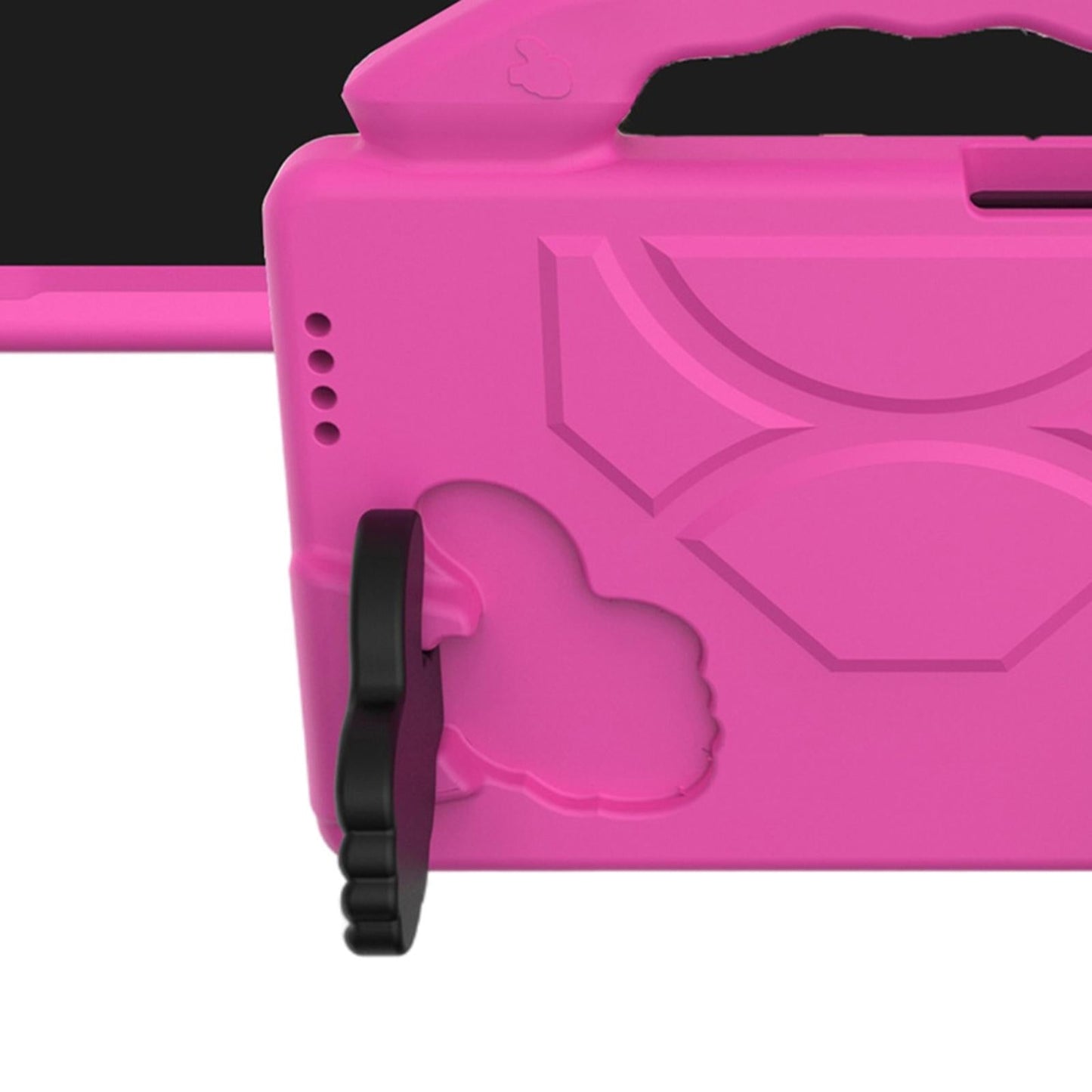 Kids-Proof Protective Cover Tablet for Galaxy Tab A T295 with Handle red