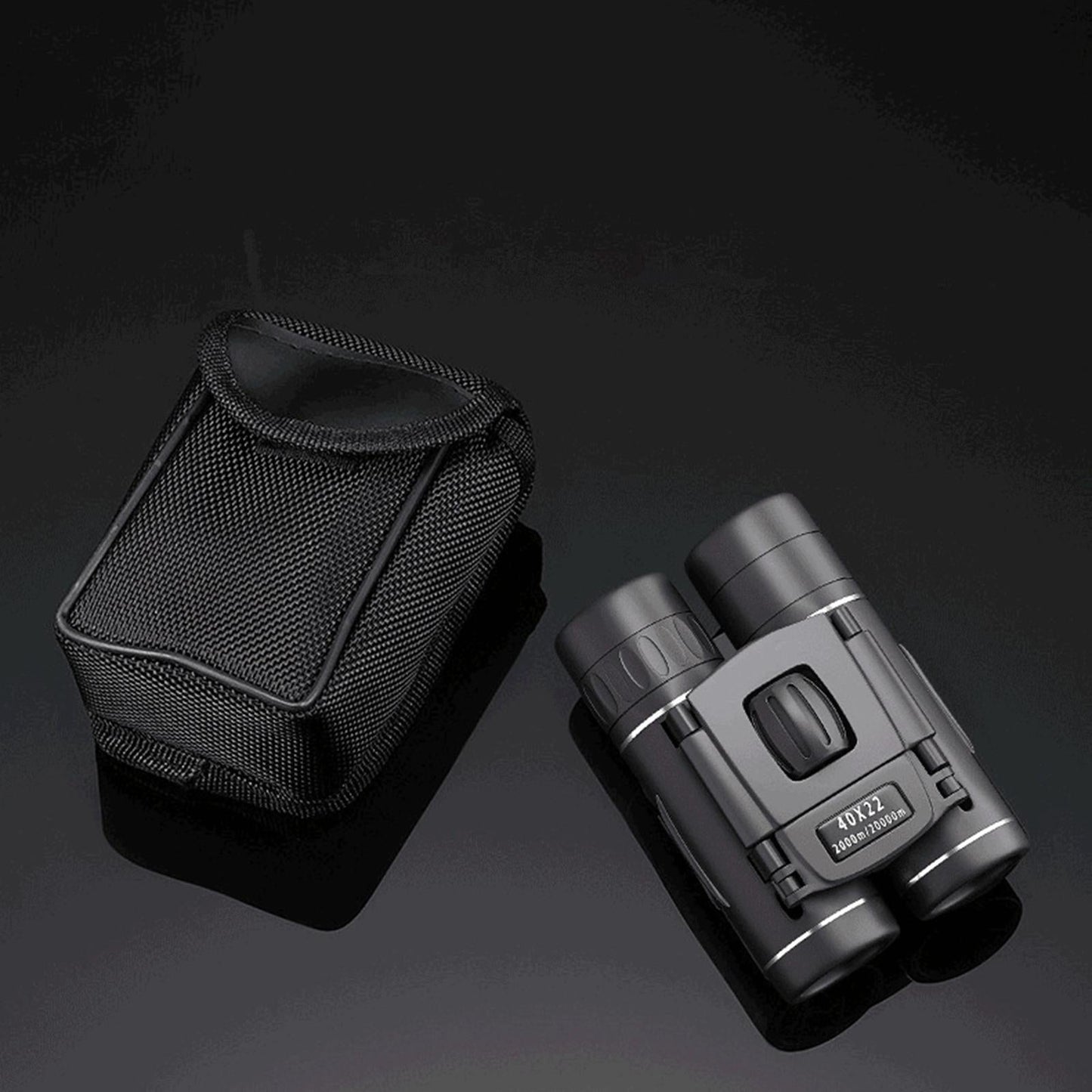 40x22 HD Binoculars Mini Telescope Folding High-Resolution for Travel Adults