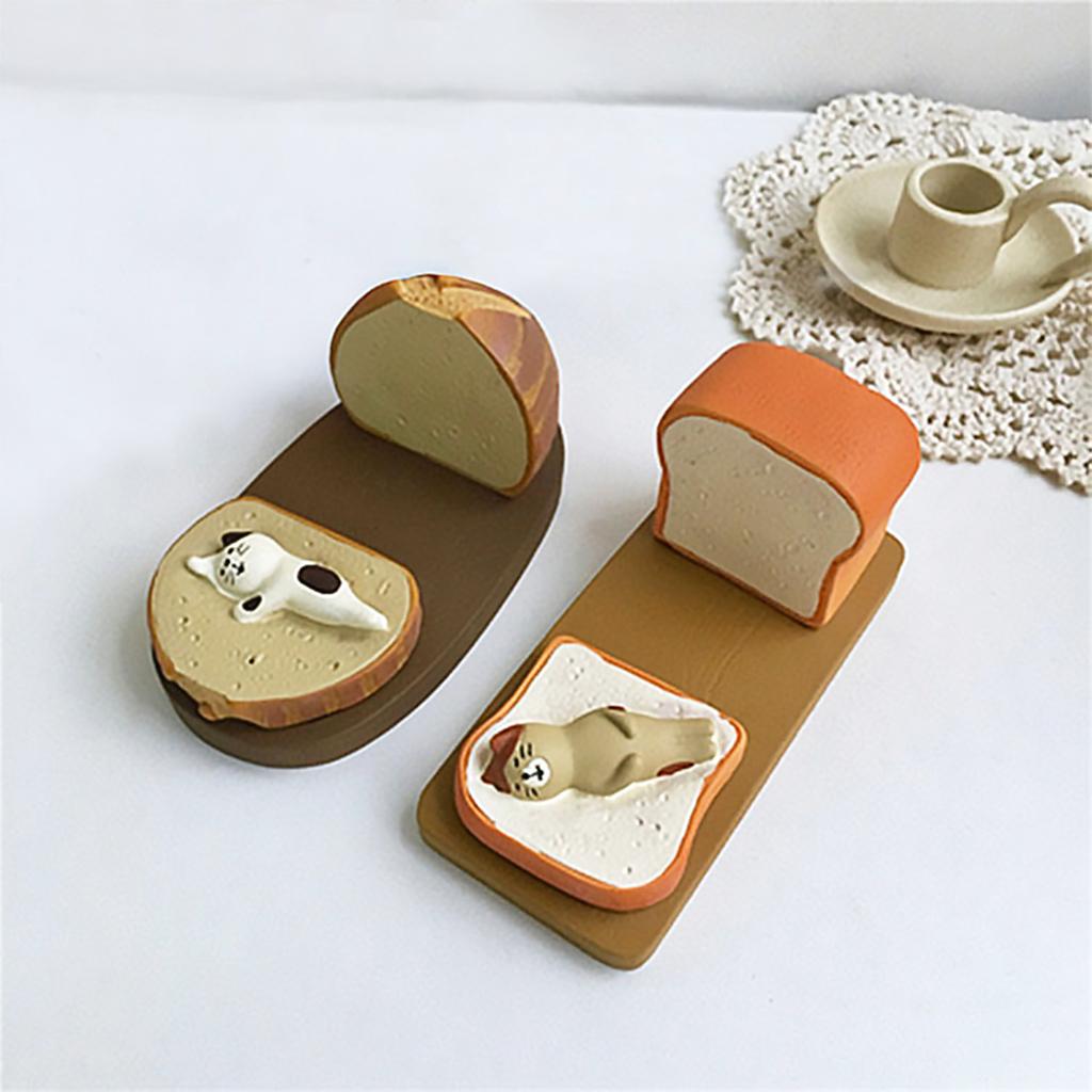 Desktop Creative Phone Holder for Tablets PC Couple 13.5x6x5cm Toast